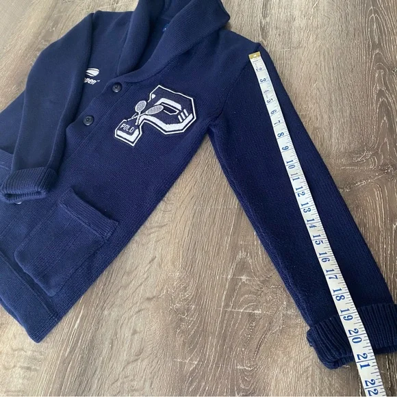 Polo Ralph Lauren US Open Cotton Cardigan RARE Sweater - Picture 13 of 16